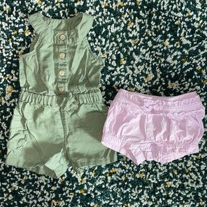 Summer baby girl bundle